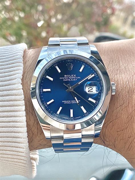 uhrforum rolex datejust 41 126300|Rolex Datejust 41 126300 Blue Dial (New, Complete).